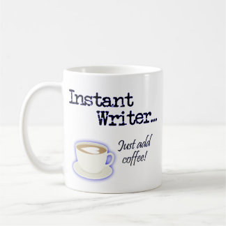 De Café Taza inmediata del escritor…