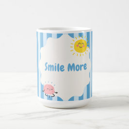 De Café Taza inspiradora Sonríe Más | Lindo Positivo 