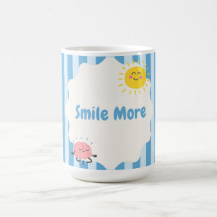De Café Taza inspiradora Sonríe Más Lindo Positivo