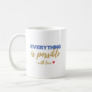 De Café Taza Inspiradora "Todo Es Posible"