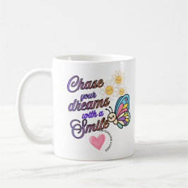 De Café Taza Inspirativa Persigue Tus Sueños Con Una Sonri