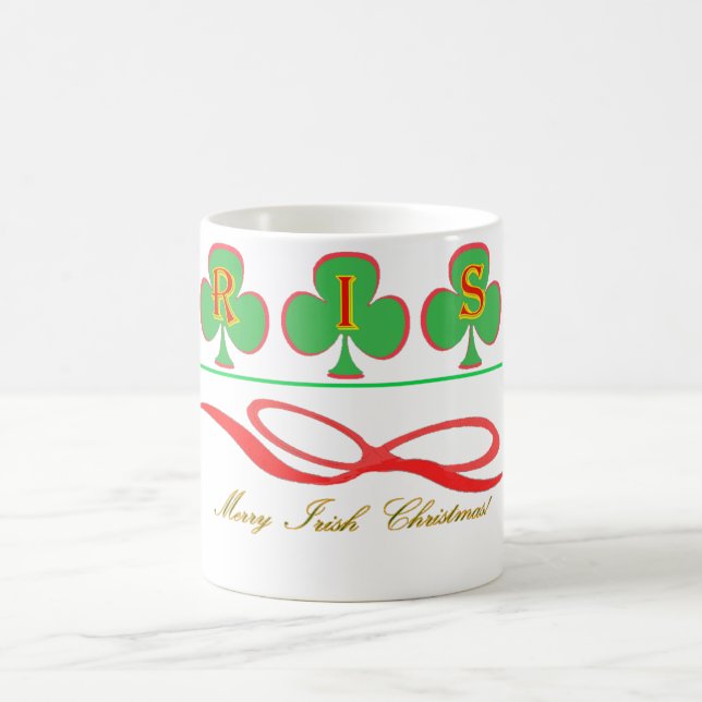 De Café Taza irlandesa del navidad (Centro)