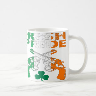De Café Taza irlandesa del orgullo