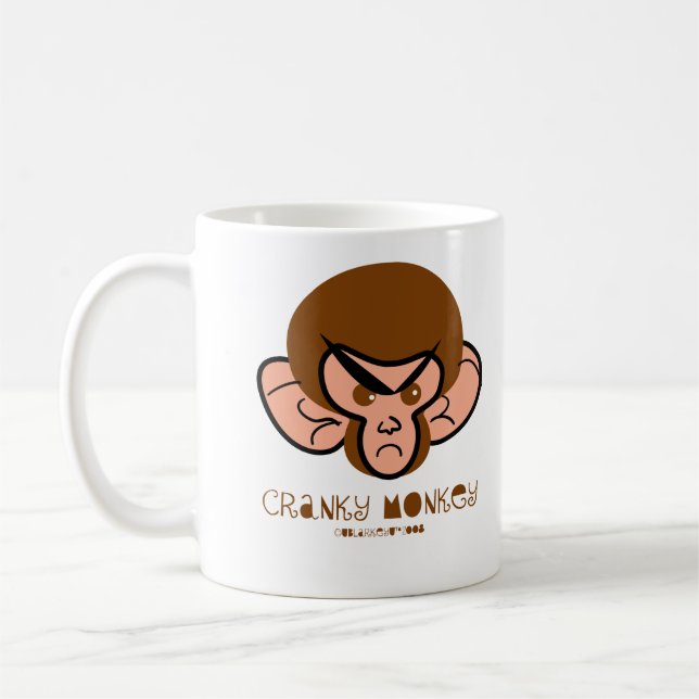 De Café taza irritable del mono (Izquierda)