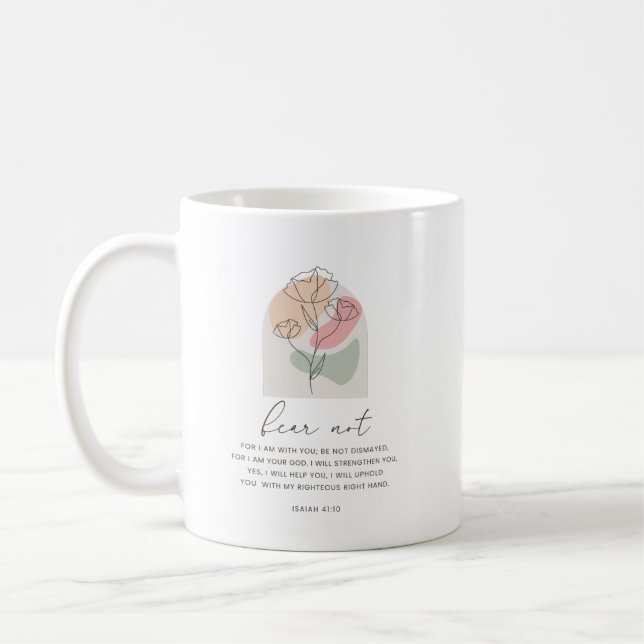De Café Taza Isaiah 43:1-3 No Temas (Izquierda)