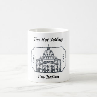 De Café Taza italiana genial para café, té y bebidas calie