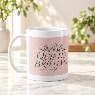 De Café Taza itálica elegante y discretamente brillante