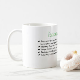 De Café Taza iterativa del embarazo (humor ágil)