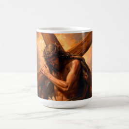 De Café Taza Jesús Lleva La Cruz