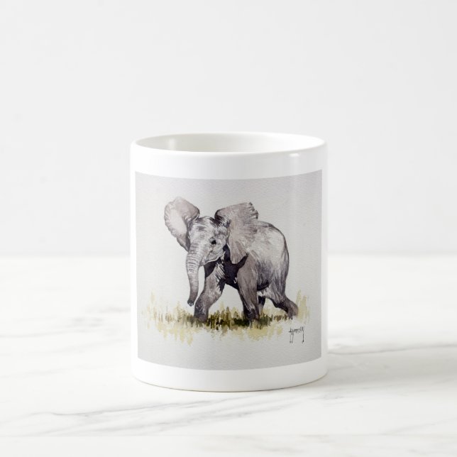 De Café Taza joven del elefante (Centro)