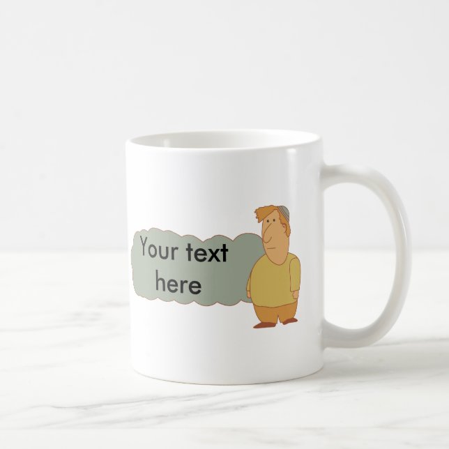 De Café Taza judía agradable del personalizable del (Derecha)
