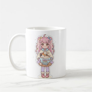 De Café Taza Kawaii Neko Cafe Anime Chibi