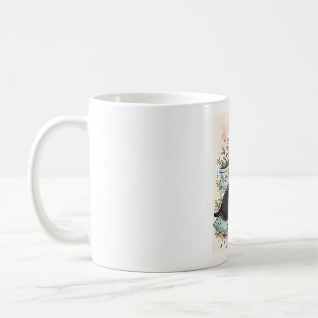 De Café Taza Kawaii Perrito Cute (Izquierda)