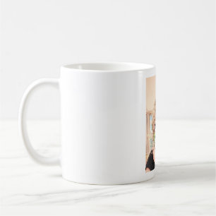 De Café Taza kawaii Persona con Periquito