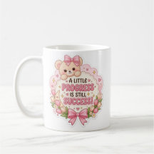 Taza kawaii rosa linda