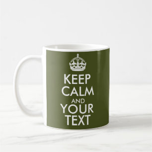 De Café Taza Keep Calm Diseño Personalizado Regalo Persona