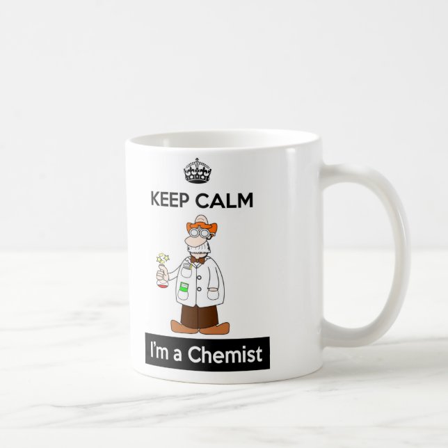 De Café Taza "Keep calm... Soy químico" (Derecha)