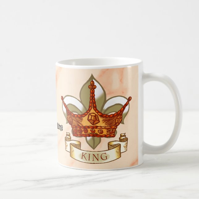 De Café Taza King Banner Crown (Derecha)