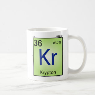 De Café Taza (Kr) del elemento del criptón