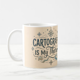 De Café Taza La Cartografía Es Mi Terapia