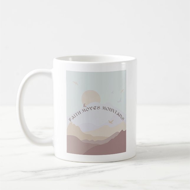 De Café Taza La Fe Mueve Montañas (Izquierda)