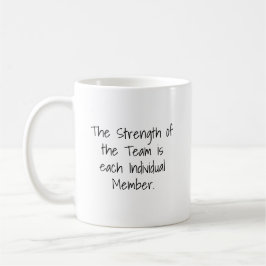 De Café Taza La Fuerza del Equipo