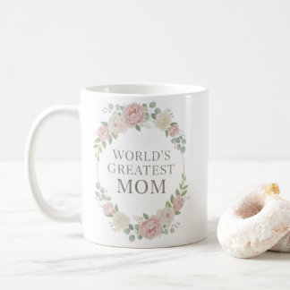 De Café Taza La Mejor Mamá del Mundo | Cerámica Corona Flo