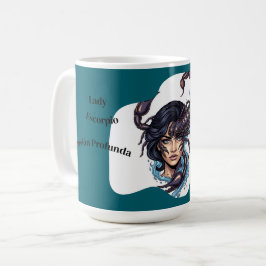 De Café Taza Lady Escorpio