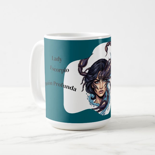 De Café Taza Lady Escorpio (Anverso izquierdo)