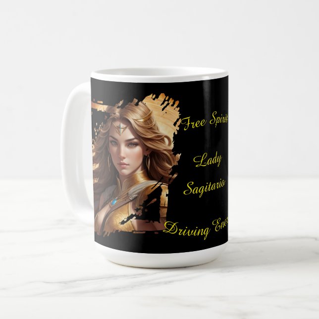 De Café Taza Lady Sagitario (Anverso izquierdo)