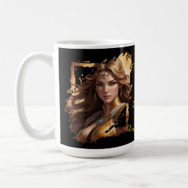 De Café Taza Lady Sagitario