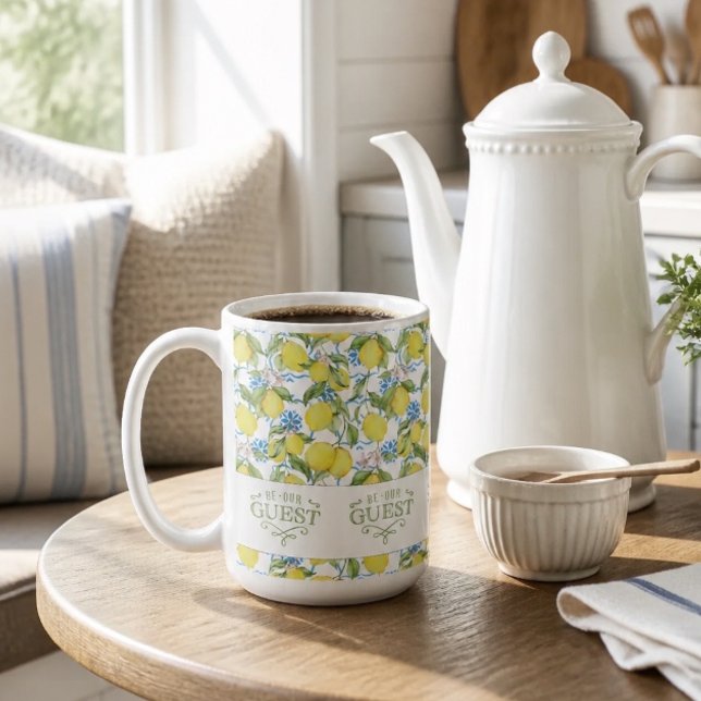 De Café Taza Lemon Be Our Guest (Subido por el creador)