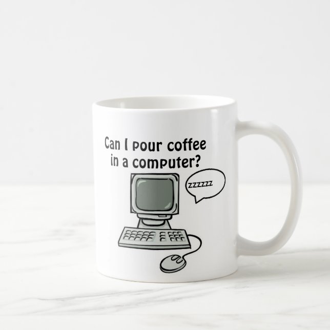 De Café Taza lenta del ordenador (Derecha)