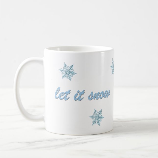 De Café Taza Let It Snow (Izquierda)