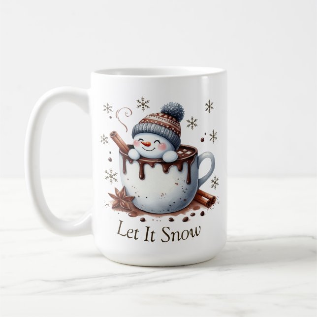 De Café Taza Let It Snow (Izquierda)