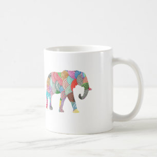De Café Taza linda del elefante