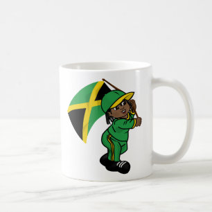De Café Taza linda del muchacho del rasta