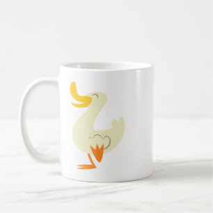De Café Taza linda del pato