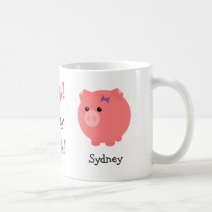 De Café Taza linda personalizada del cerdo