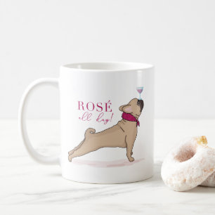 De Café Taza linda y divertida del bulldog francés