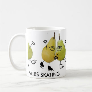 De Café Taza los pares del patinaje artístico