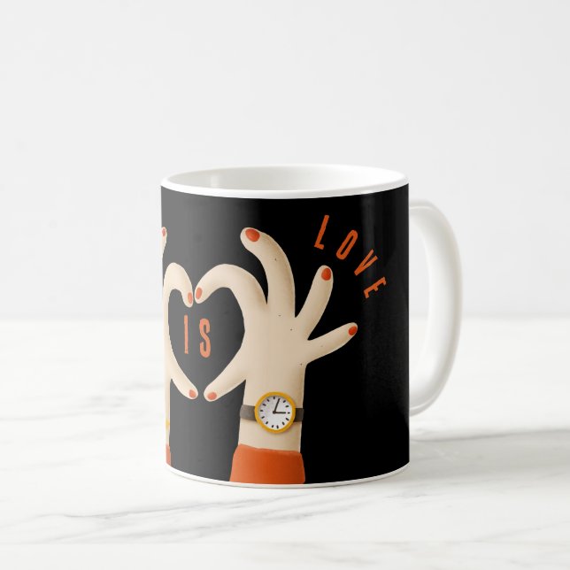 De Café Taza Love is Love (Anverso derecho)