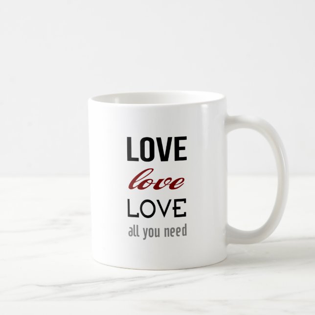 De Café Taza Love Love Love (Derecha)