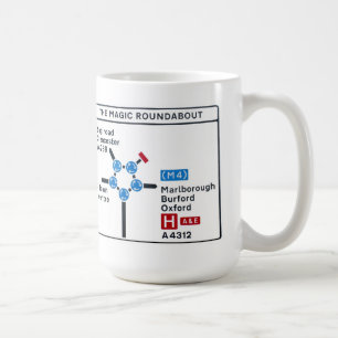 De Café Taza mágica del té del cruce giratorio