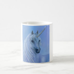 De Café Taza mágica del unicornio azul