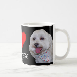 De Café Taza maltesa del amor