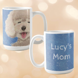 De Café Taza Mamá Perro Caniche Nombre Personalizado Regal