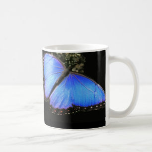 De Café Taza Mariposa Azul