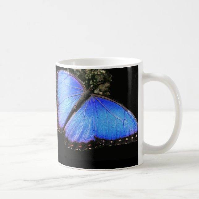 De Café Taza Mariposa Azul (Derecha)