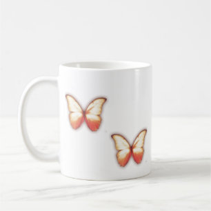 De Café Taza Mariposa Roja